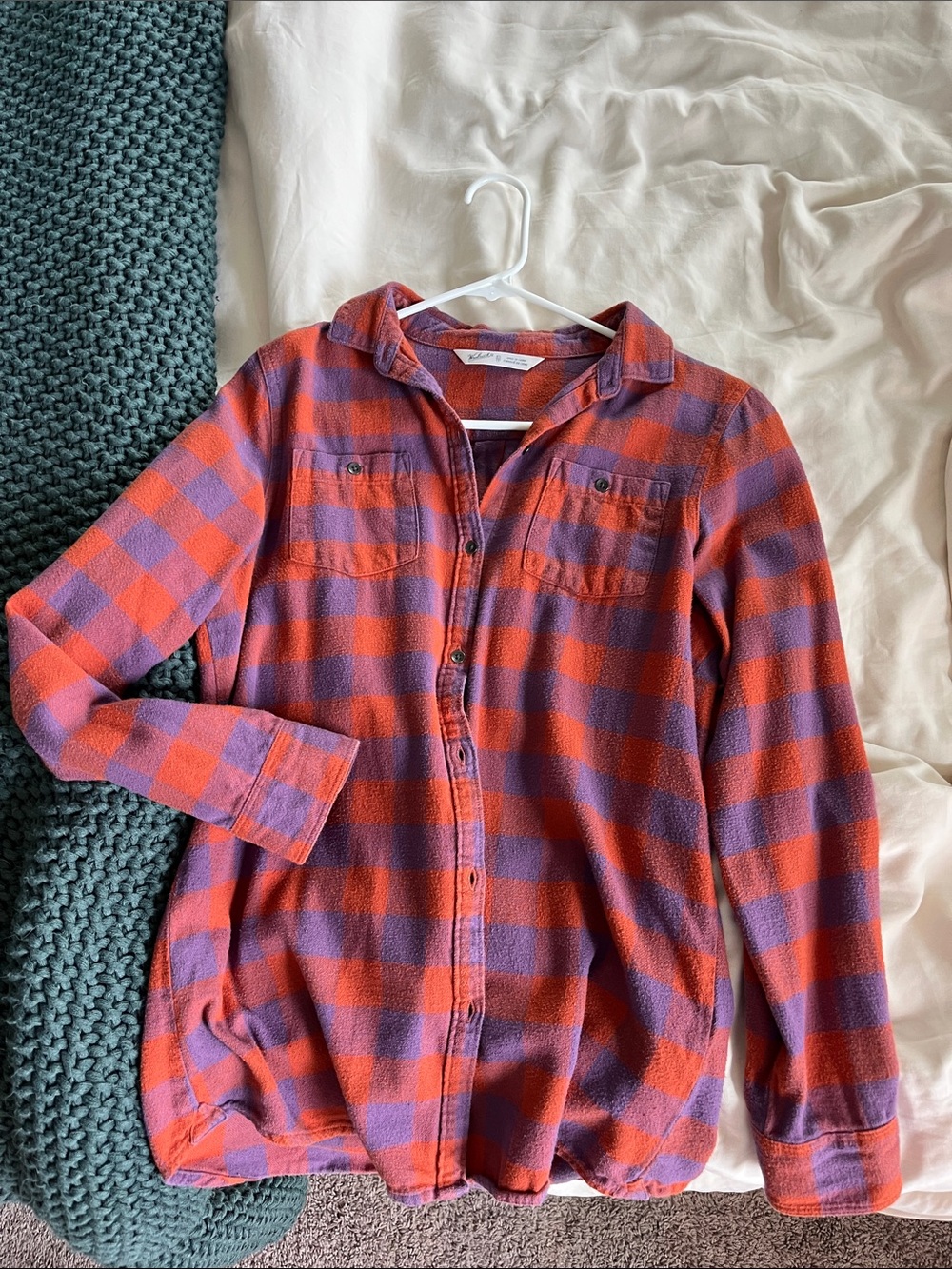 Woolrich Red & Purple Plaid Button-Front Shirt